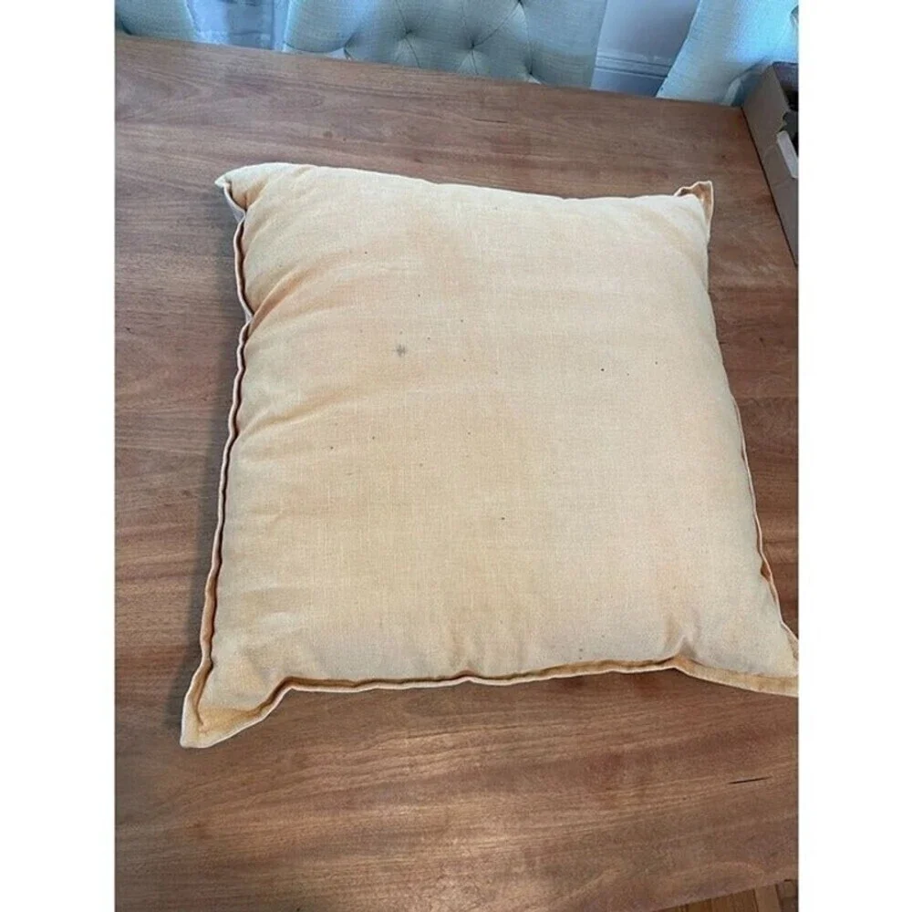 Large Neutral Dual-Tone Throw Pillow